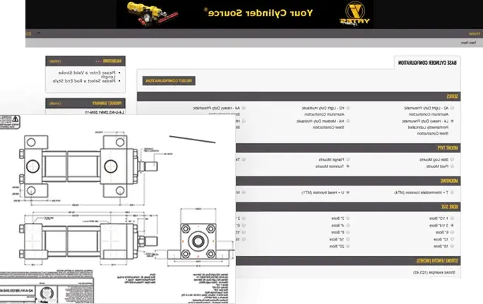 Product configurator screenshots